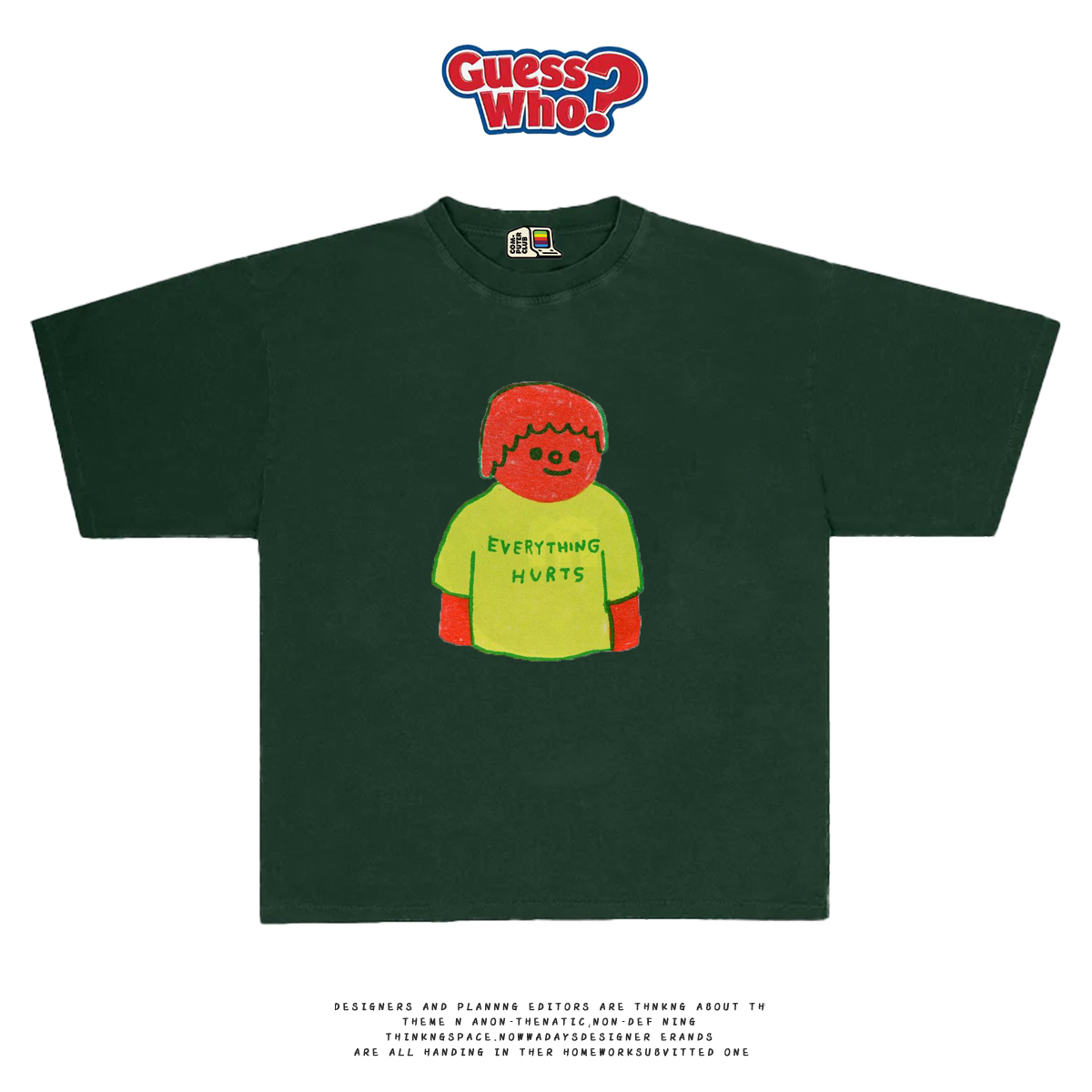 萬物All Nature 艺术家系列暗黑系酷飒风高级大码超酷短袖T恤纯棉