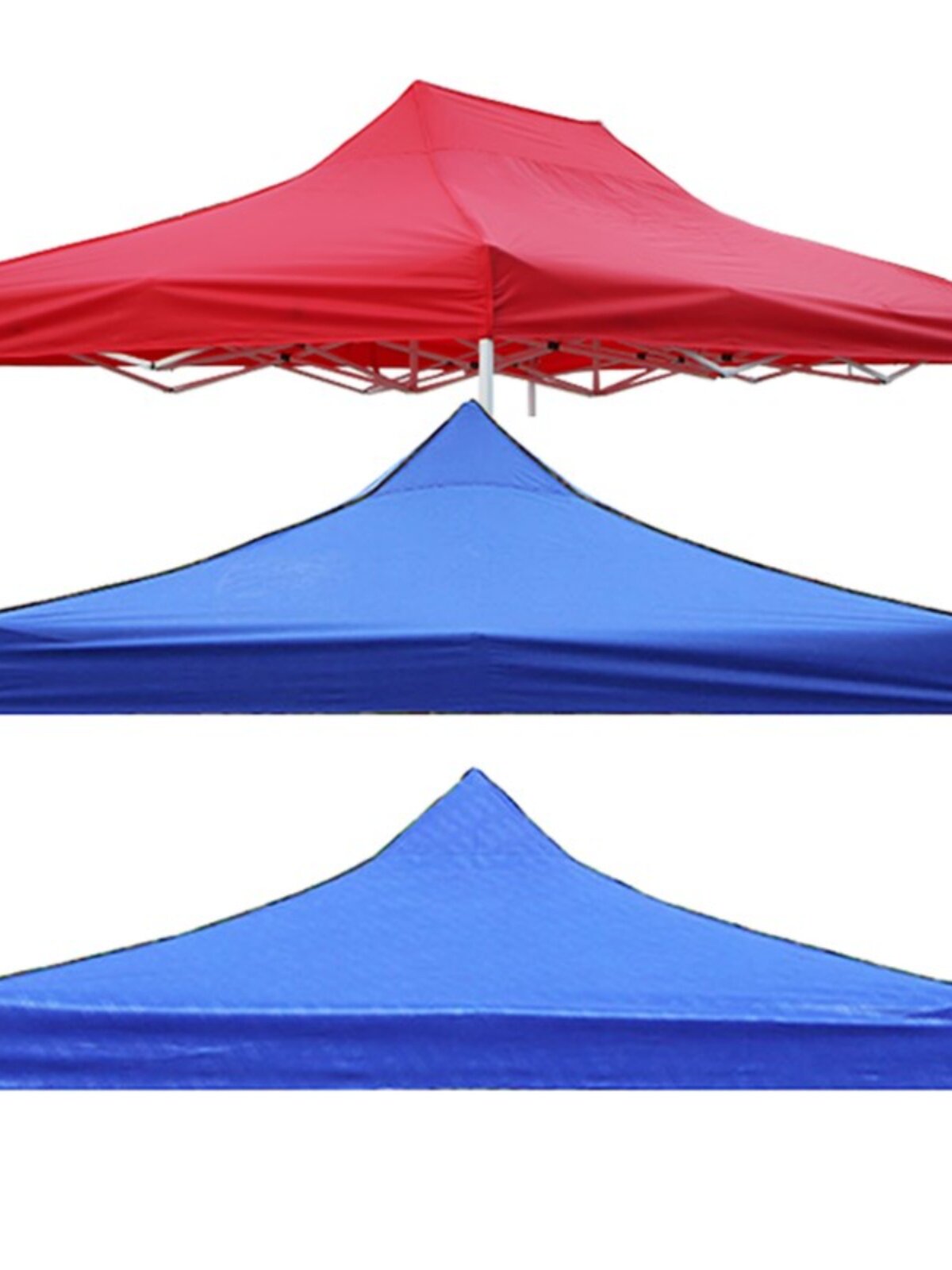 方伞顶布伞布防水四角遮阳伞布更换3x3帐篷户外替换布摆摊四脚