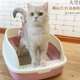 猫砂盆猫厕所超大号防外溅带砂全半封闭式 幼猫除臭屎盆猫咪用品