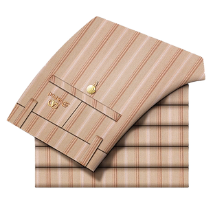 男裤2024新款休闲裤男修身条纹裤子男浅色西裤男春夏商务男士长裤