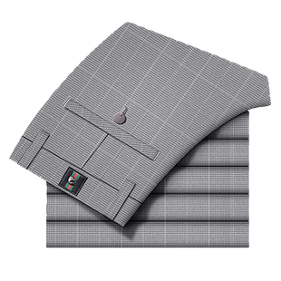 九分男裤秋季厚款休闲裤男修身千鸟格裤子男秋冬直筒长裤免烫西裤