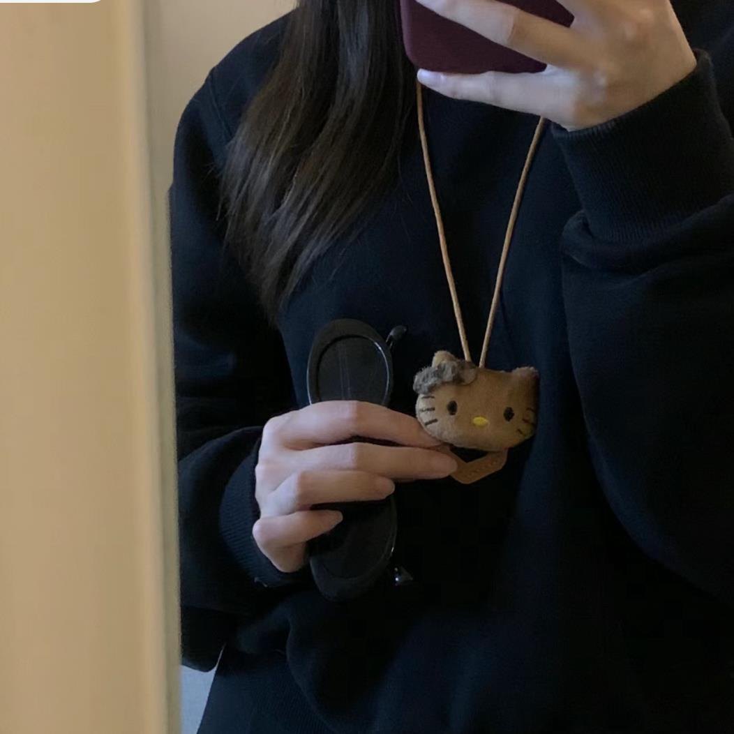 凯蒂可爱猫防丢眼镜挂绳KT猫可爱ins墨镜收纳挂链儿童挂脖眼镜链