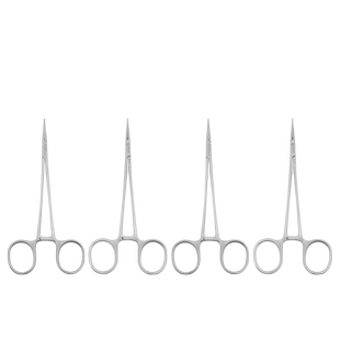 新华医疗止血钳医用持针钳不锈钢手术钳12.5cm直弯头钓鱼拔火罐