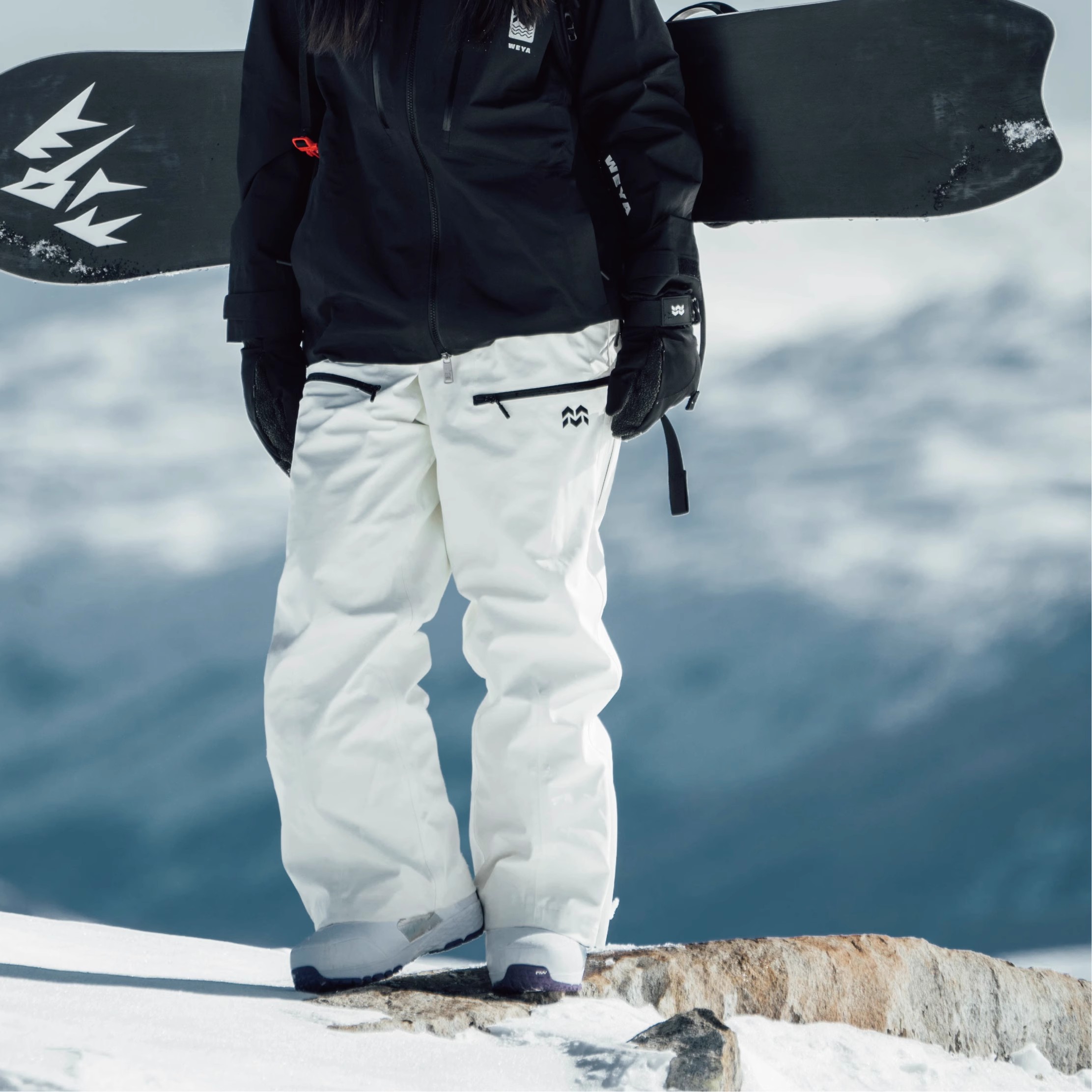 WEYA加絨防水保暖雪地褲