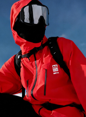 WEYA滑雪服男女棉服加厚保暖雪服3L单板双板带雪裙防水雪山外套冬