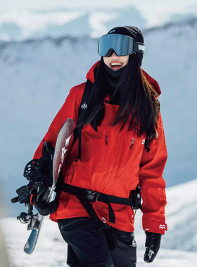 WEYA滑雪服P棉男女加厚保暖神器3L压胶专业单板美式宽松防水棉服