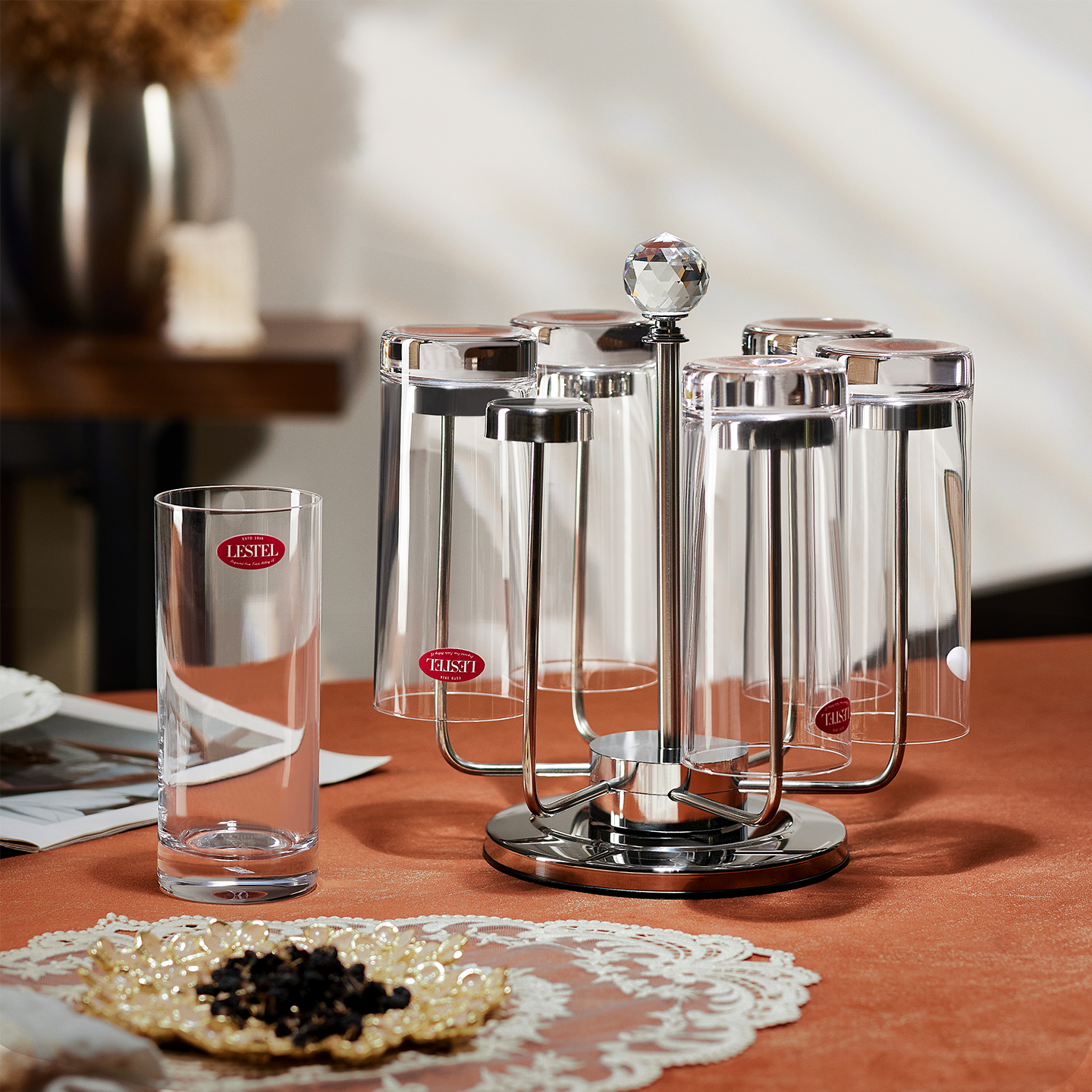 德国进口LESTEL水晶玻璃水杯套装