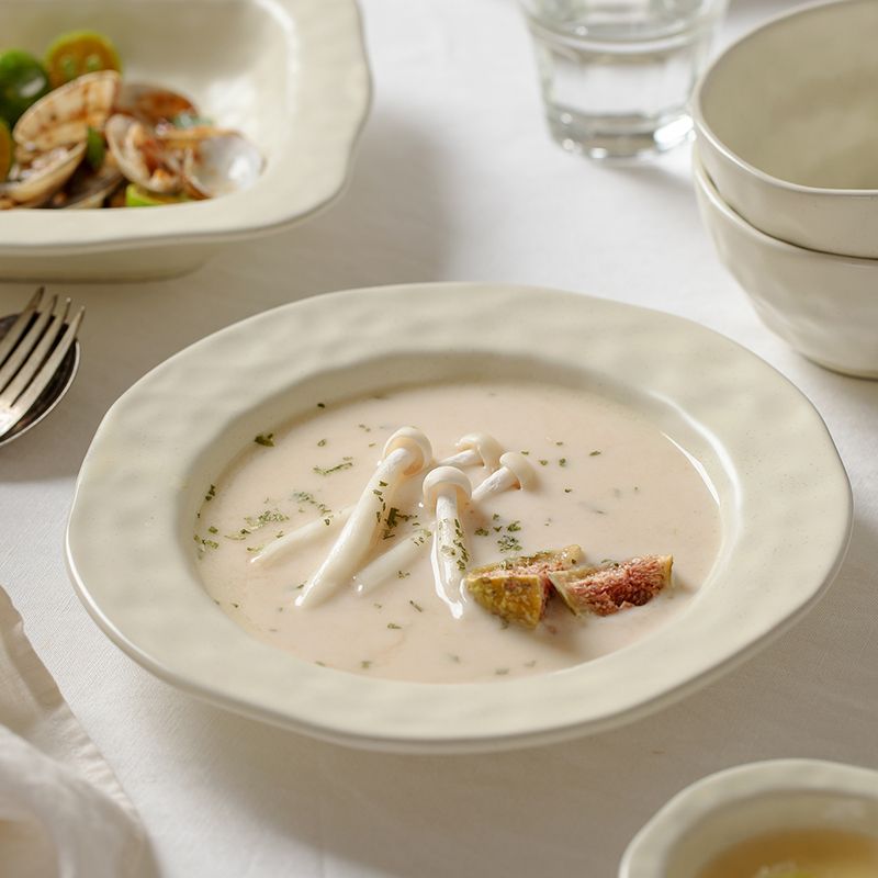 日式盘子家用碗碟套装陶瓷特别好看的盘子高颜值一人食餐具ins风 餐饮具 盘 原图主图