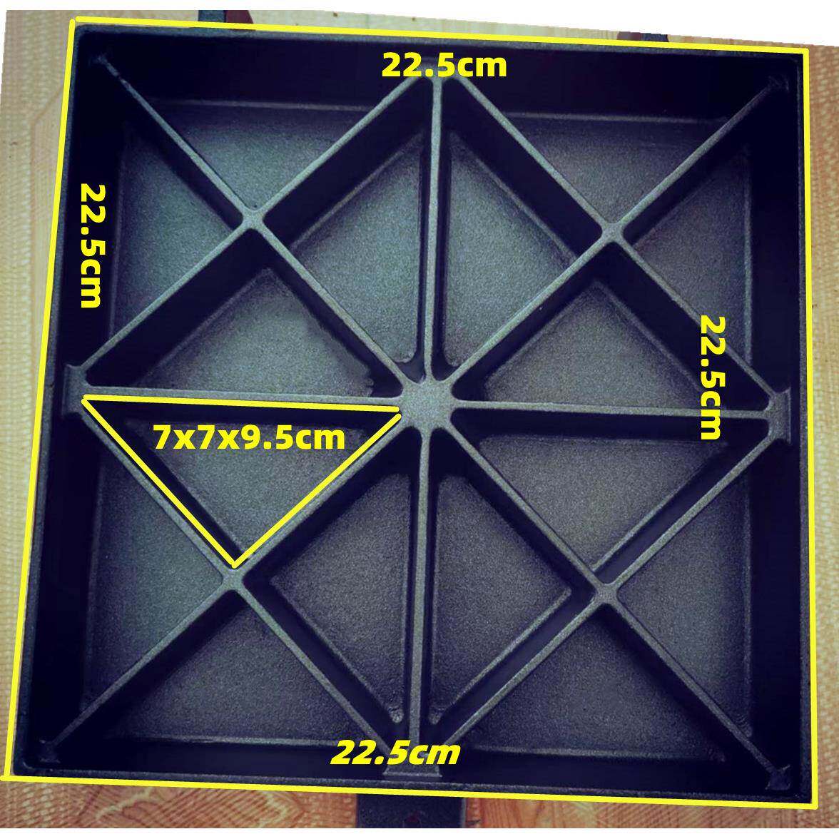 三角粑烤模具工具送米粑烘焙饼锅不粘炉厨房八格锅商用耙机器糕耙