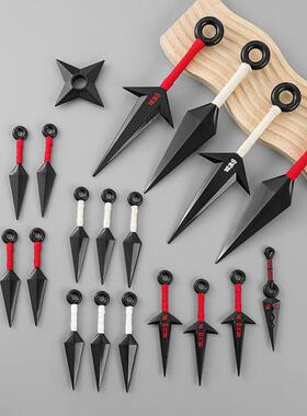 火影忍者武器晓组织戒指木叶护额套装四代目飞雷神阿斯木苦无鸣人