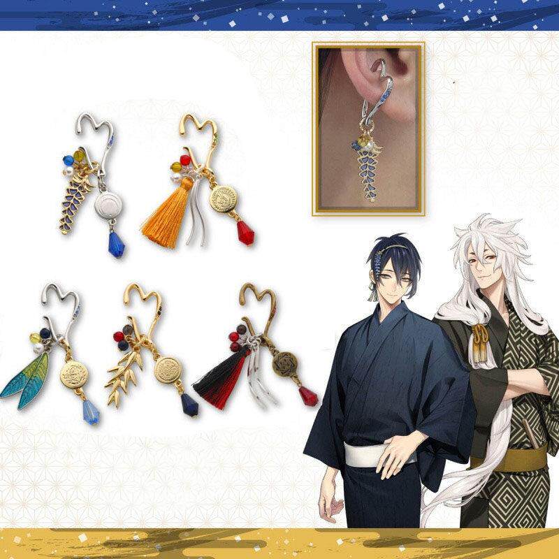 《刀剑乱舞》角色印象耳夹三日月宗近小狐丸饰品收藏纪念礼物