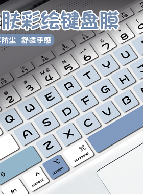 适用于2026新款苹果macbookpro16键盘膜14寸电脑Air13笔记本M1 Mac按键贴Pro12防尘罩macpro保护膜