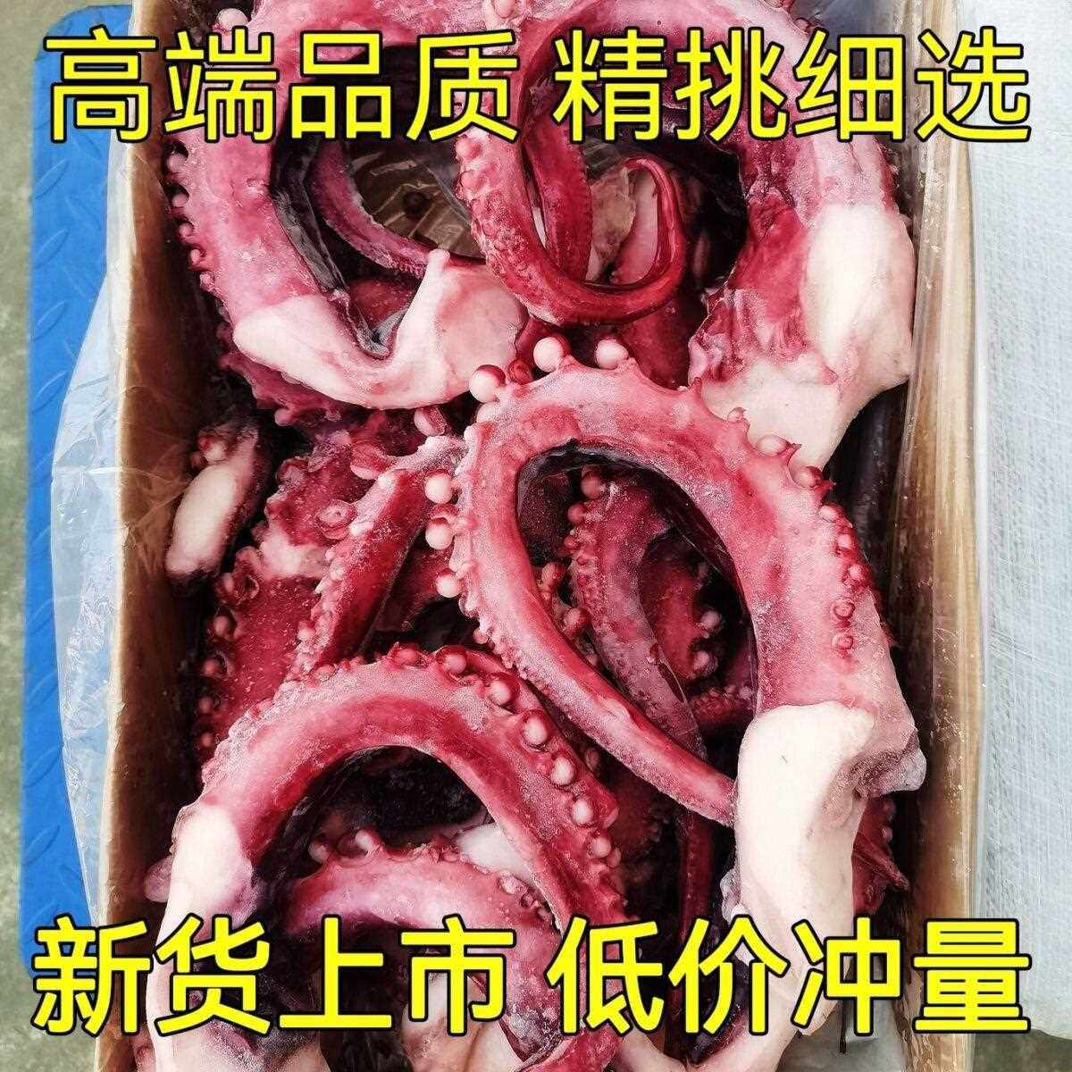 特大鱿鱼须超大章鱼足鱿鱼须八爪鱼鱿鱼爪铁板烧烤章鱼小丸子食材