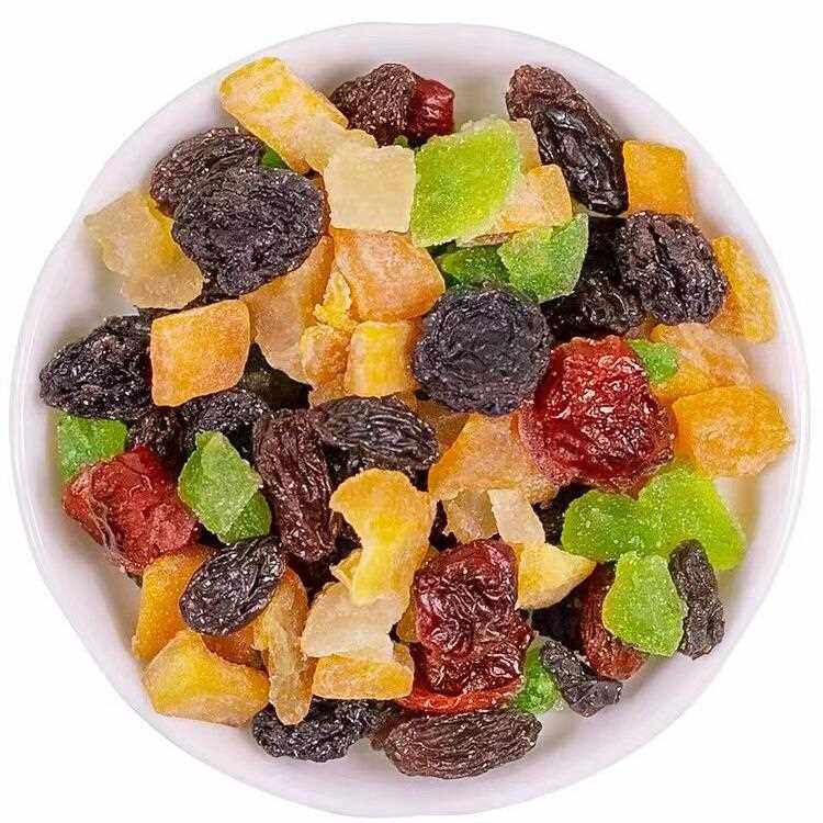 综合果脯水果干 干混合装500g水果丁碎粒什锦果干 干烘焙八宝饭商