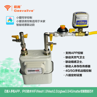 GEEVALVE格阀智能燃气阀漏气自动关阀联动燃气卫士已接入米家APP