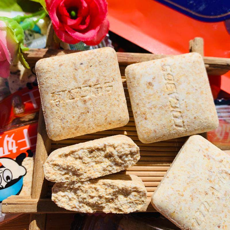 黄油干奶豆腐原味烤奶酪内蒙无蔗糖高钙高蛋白干吃奶制品。