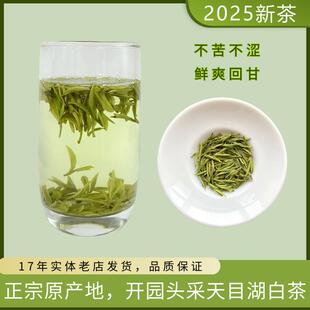 .2025天目湖白茶新茶明前头采常州特色绿茶125g散装鲜爽回甘
