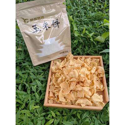 .外婆坑玉米饼新昌优选粗粮饼手工制作非遗工艺健康小吃粗粮150g