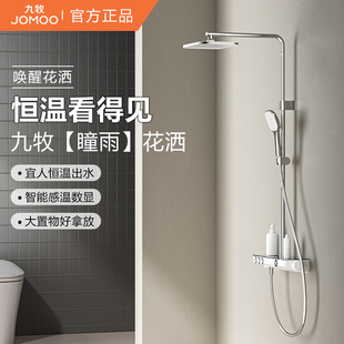 九牧全铜淋浴花洒套装家用恒温增压喷头浴室淋雨花洒套装26177