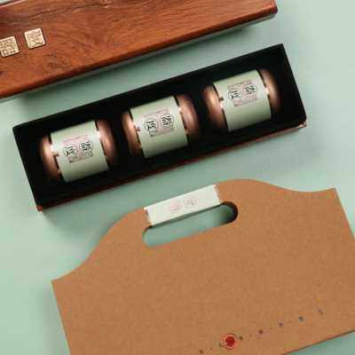 新款器度茶叶包装盒空盒小罐茶精致包装礼盒龙井通用绿茶小泡罐装