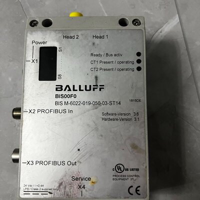 议价BALLUFF巴鲁夫BIS00F0处理器BIS M 6022可维修