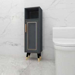防水蜂窝铝浴室边柜马桶立柜落地式收纳柜轻奢卫生间储物角柜侧柜