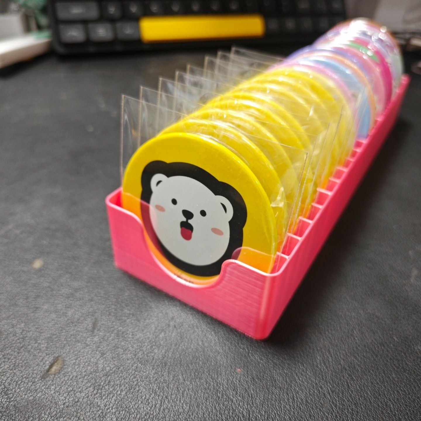 多格吧唧收纳盒谷子徽章收藏整理盒桌面动漫周边吧唧收纳通用款