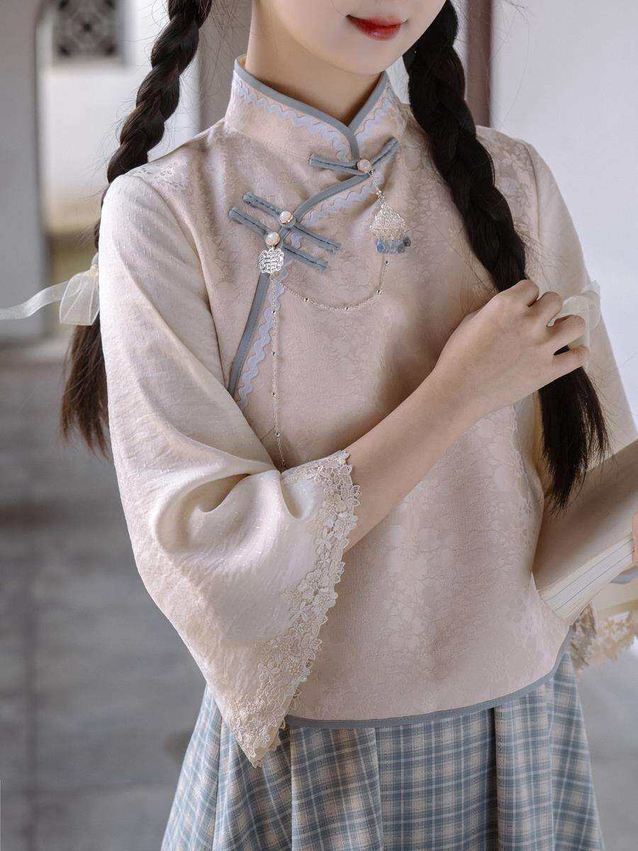 사람들의 개선된 HANFU 완전 개방형 가슴 반전 대형 SL