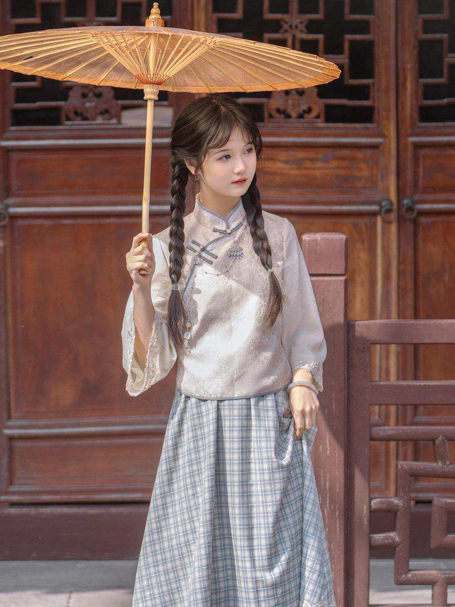 사람들의 개선된 HANFU 완전 개방형 가슴 반전 대형 SL