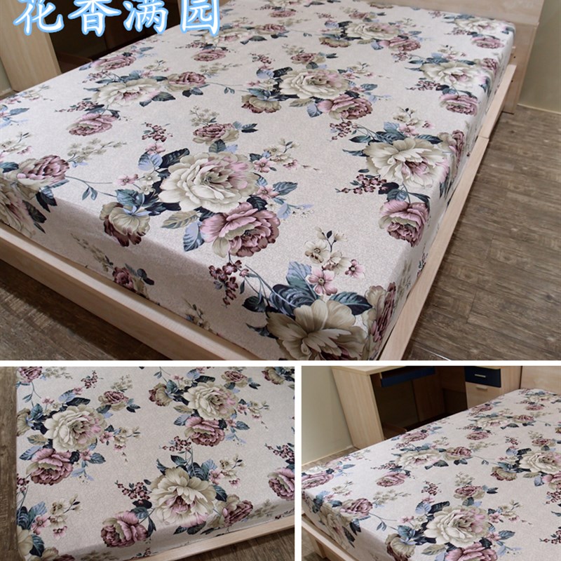 加厚床垫套老粗布床笠单件帆布床垫套床垫保护套加厚双人全棉床笠