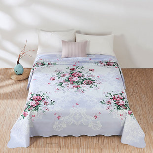 精选民光床单丝光棉全棉国民床单单件老式1.8m床双人厚款棉布被单