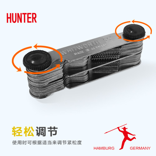 德国HUNTER猎人牌牙规 螺纹样板公英制一体5560
