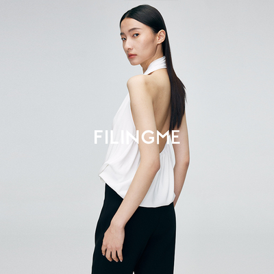 FILINGME挂脖醋纤上衣