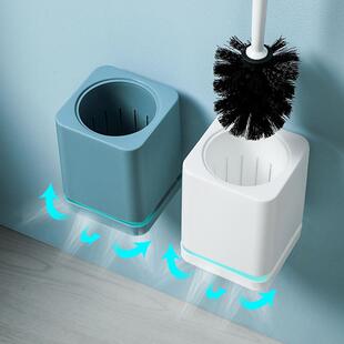 马桶刷挂架卫生间置物架浴室厕所壁挂式收纳架墙上洗手间放置盒