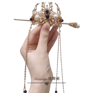 南国曲奇女款男款汉服发冠通用日常明制搭配发饰束发顶冠古风古装