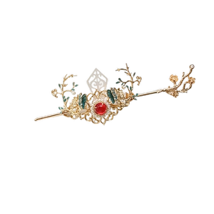 男生汉服头饰发冠高马尾男士头冠古风女款儿童古装发饰盘发发簪子