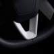 3焕新版 小驾 适用特斯拉ModelY 短绒翻毛方向盘U形饰件