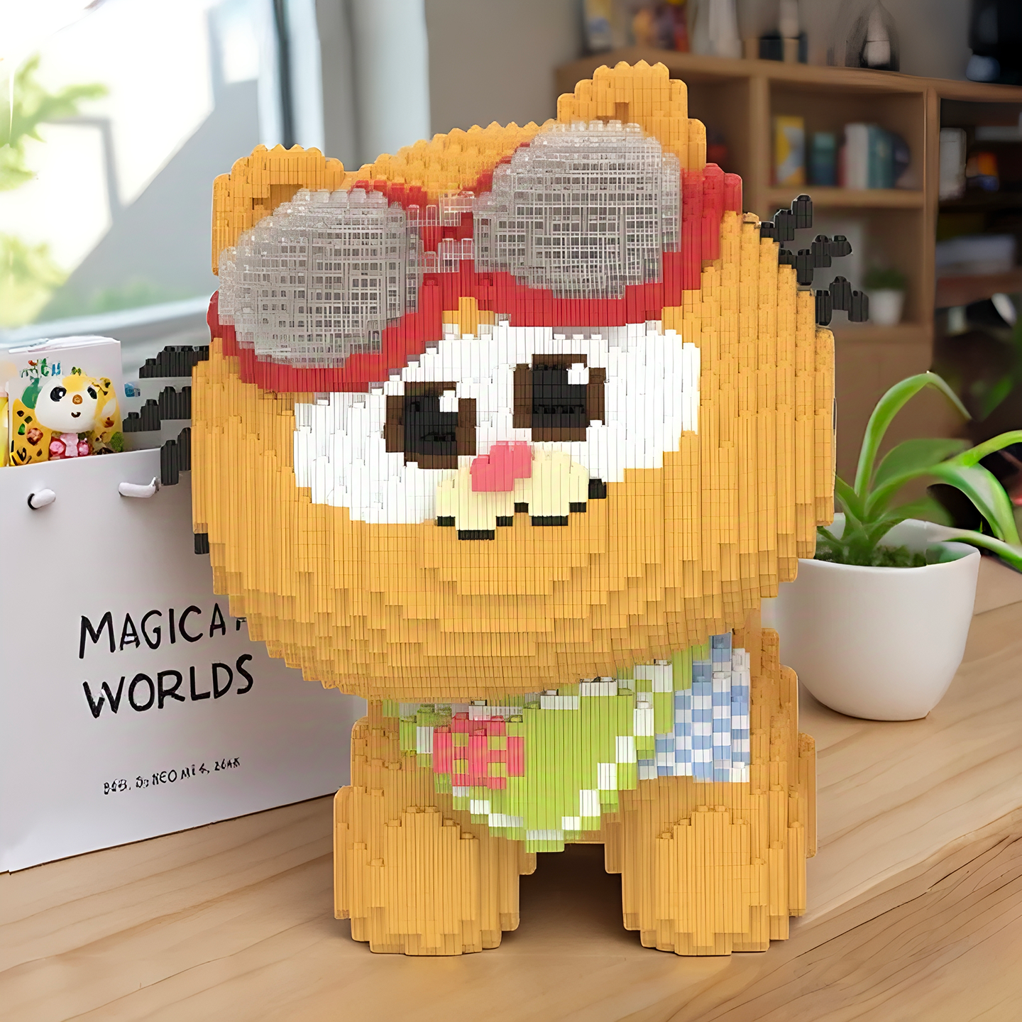 积木拼图6到12岁女生高颜值拼装