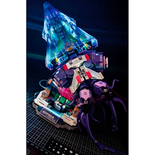 未及银刃乌贼模型拼装积木益智潮玩玩具摆件男生手工生日diy礼物