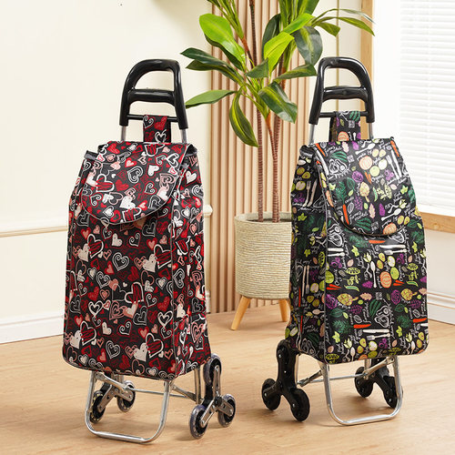 买菜车小拉车家用便携超市购物爬楼梯可折叠老人轻便拉杆手推拖车