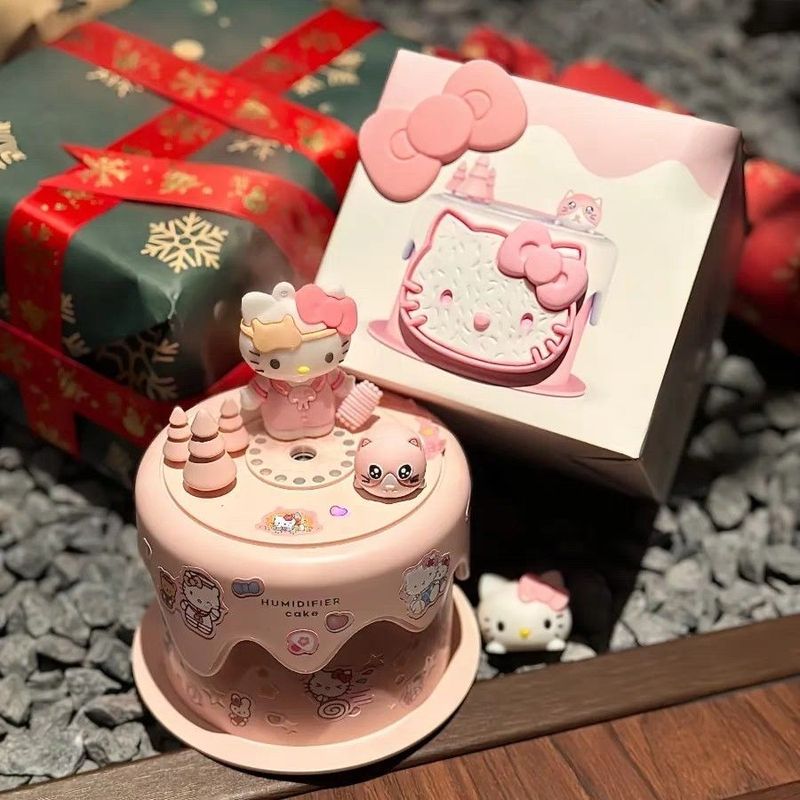 情人节限定可爱KT猫加湿器女生卧室摆件送女朋友闺蜜告白生日礼物