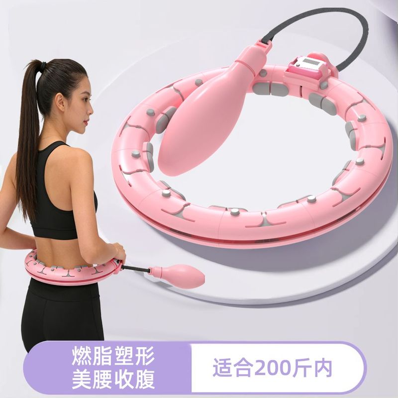 智能呼啦圈收腹甩脂加重减肥懒人瘦肚肚子成人瘦腰健身女生神器