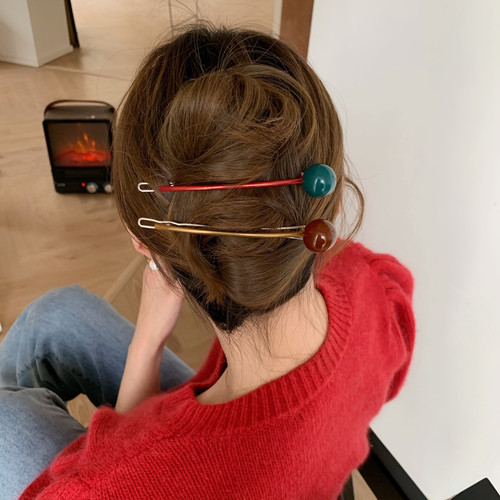 韩国进口糖果弹簧夹女2025新款