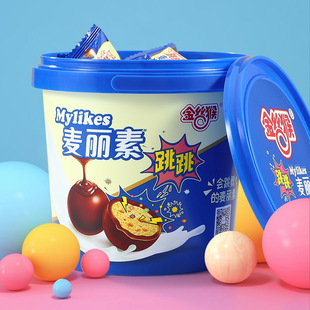 金丝猴麦丽素23g袋装 蛋糕巧克力豆36g跳跳糖休闲零食糖果批发