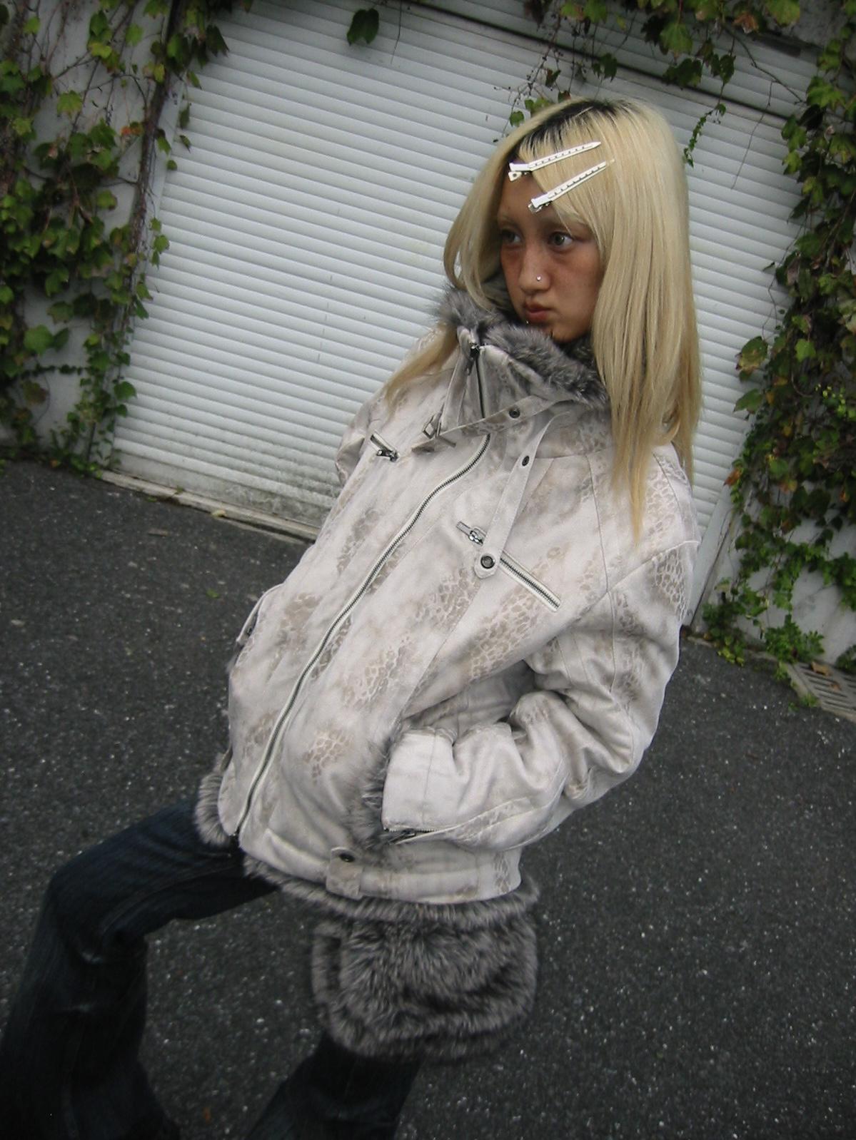 * andivogels * Suede Fur collar Retro heavy industry Autumn and winter keep warm jacket loose coat