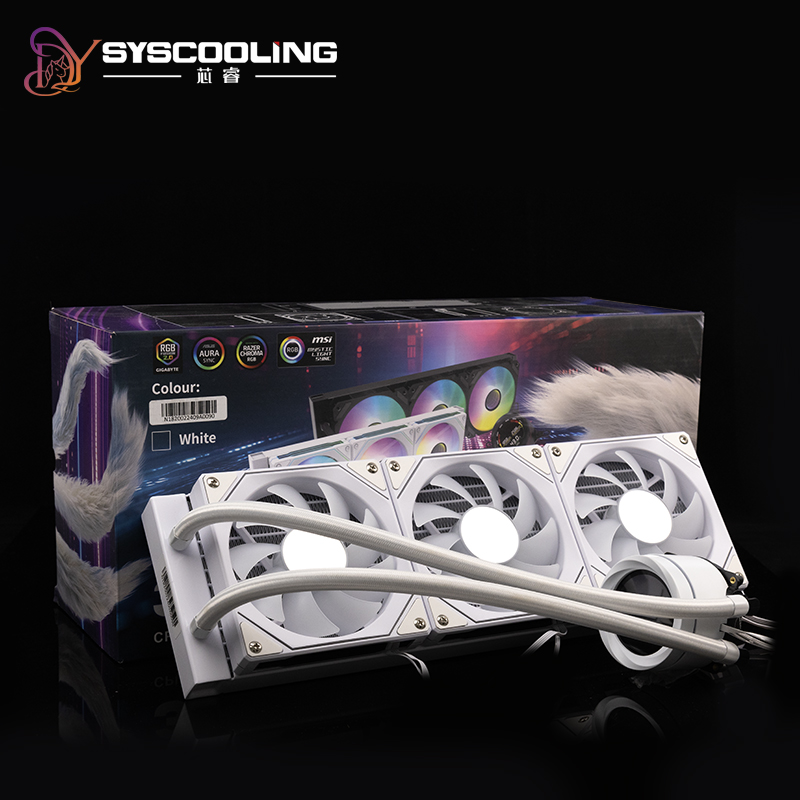 东远芯睿一体式240/360水冷CPU散热器工业UX01水泵冷排大功率水冷