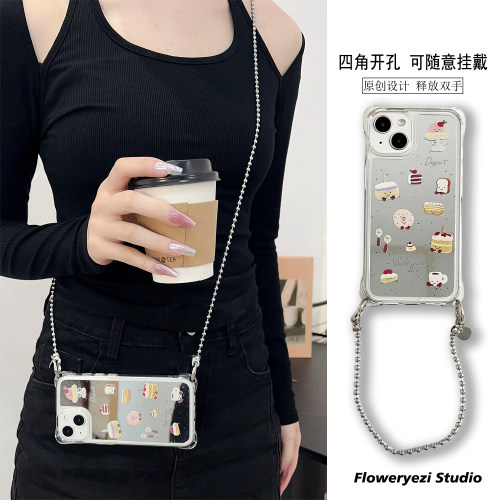 韩系ins风可爱甜品镜面手机壳