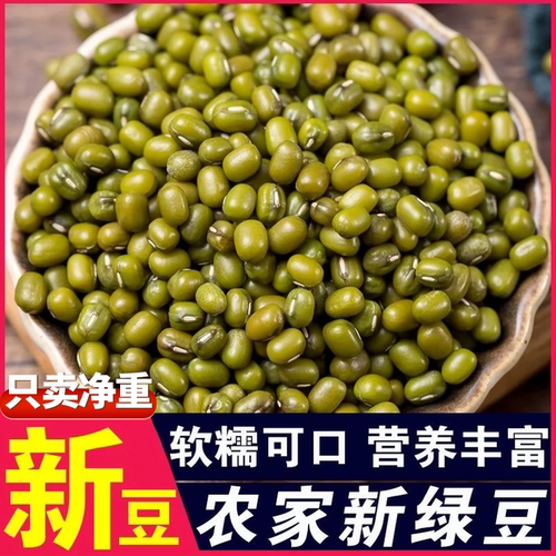 5斤 新绿豆批发农家自产优质新绿豆煮粥解暑绿豆汤绿豆沙新货批发