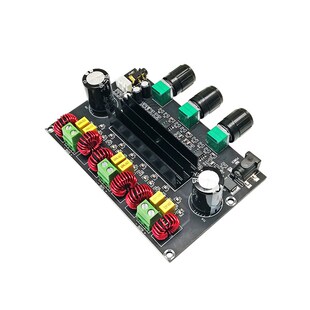 精选TPA3116D2数字功放板2.1声道 重低音80W*2+100W大功率高配DC2