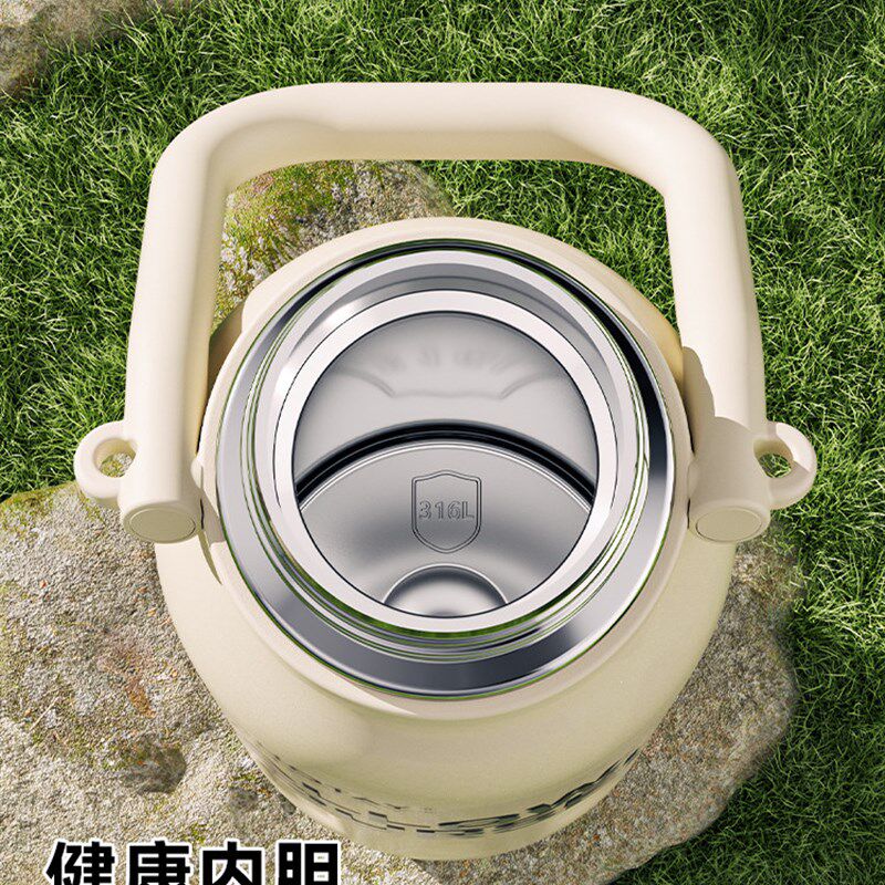 尚泰保温杯大容量外出316L不锈钢水壶2025新款女生办公吸管水杯子